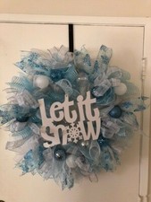 18 inch Let It Snow Wreath