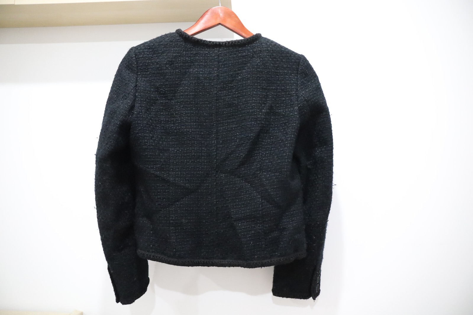 Pendleton Womens 6 Jacket Collarless Textured Bla… - image 3