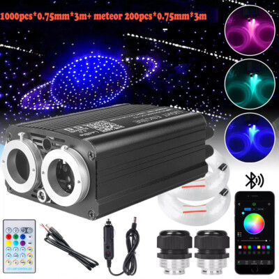 1200pc*3M Home Car Headliner Meteors Star Light Roof Twinkle Ceiling Lights