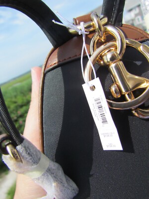 NWT COACH mini Court bag charm C7803 backpack keychain signature