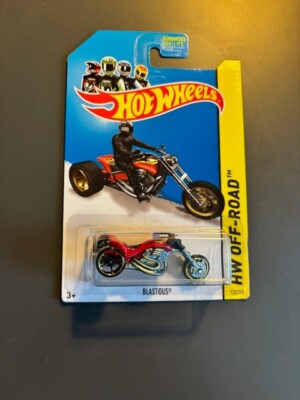 Hot Wheels. Blastous. HW Off-Road. Three Wheel Motorcycle. 2014. 128/250