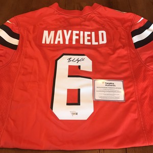 baker mayfield signed jersey
