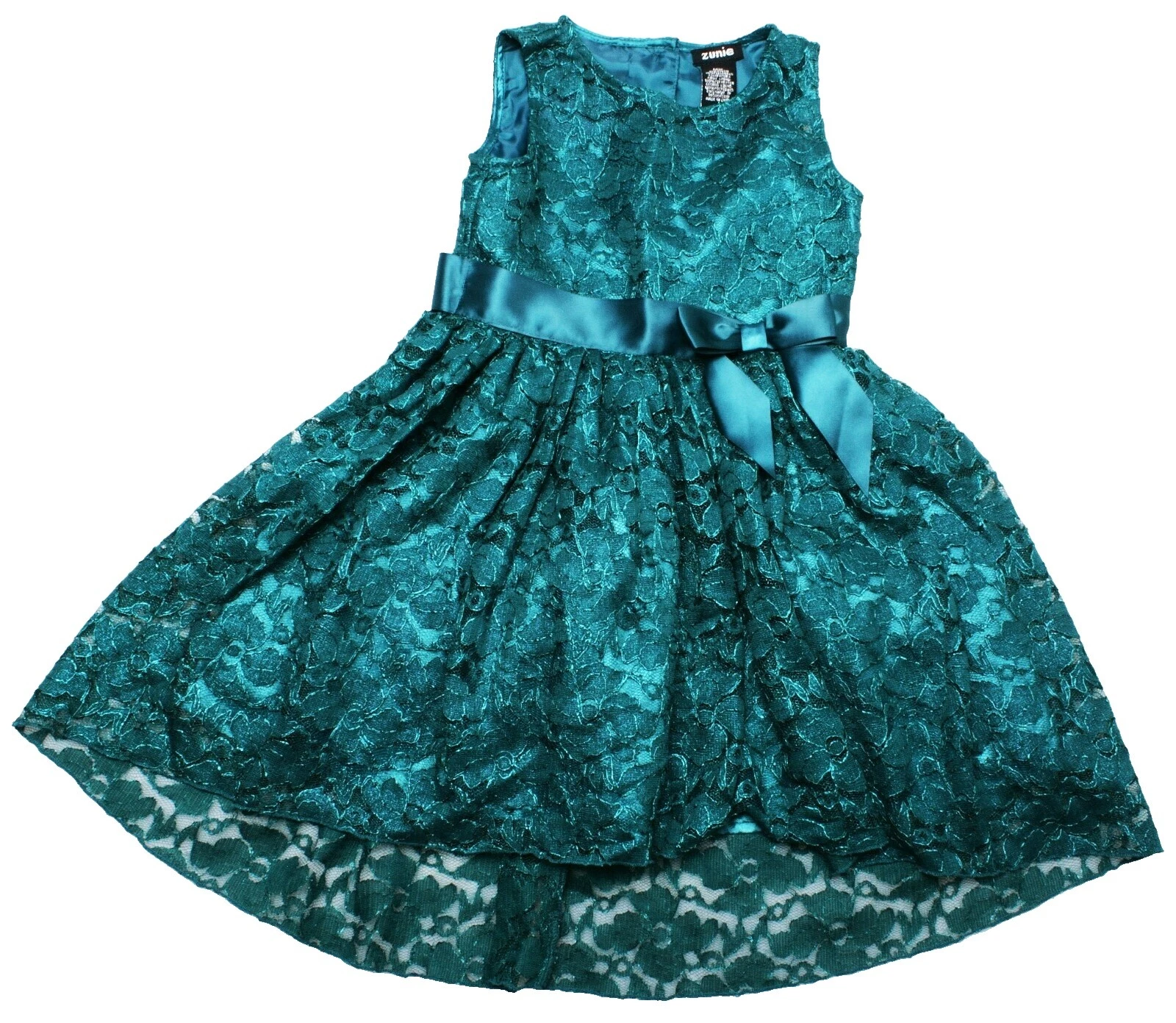 Holiday Blue Sleeveless Dresses for Girls