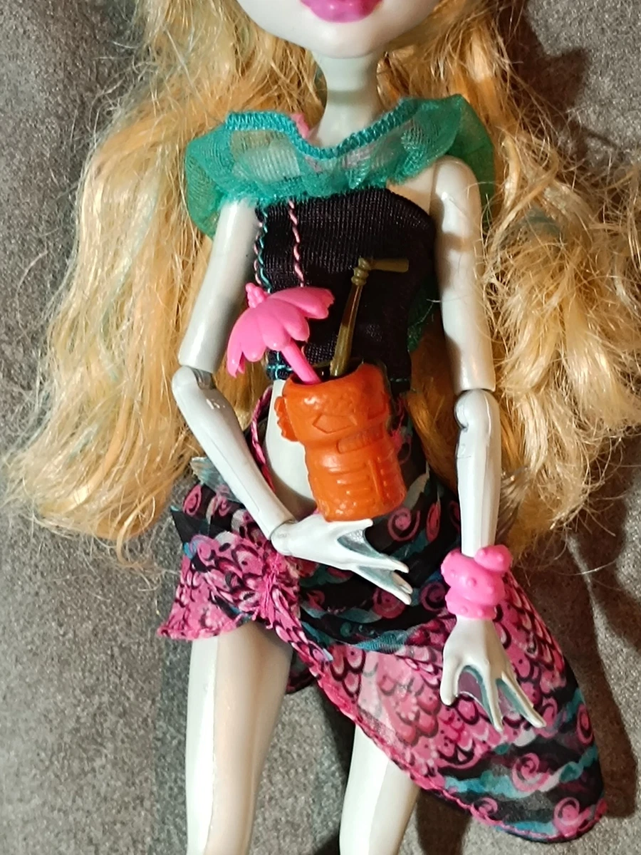 MONSTER HIGH G1 - Muñeca LAGOONA BLUE "SKULL SHORES / COSTA CALAVERA" y peine