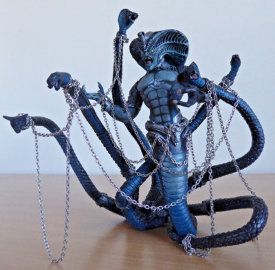 Spawn Dark Ages Viper King (blau) Actionfigur 7'' 1998 McFarlane Vintage