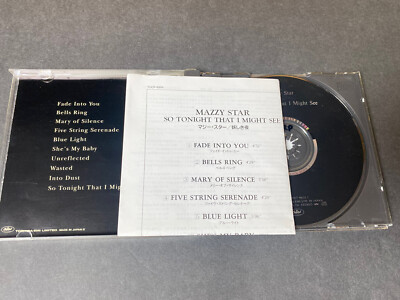 Mazzy Star - So Tonight That I Might See Rare Japanese CD Used | eBay