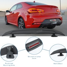 For Kia Forte Koup Cerato Optima Matte Black Rear Trunk Spoiler Wing Roof Lip For Kia Forte Koup Cerato Optima Matte Black Rear Trunk Spoiler Wing Roof Lip