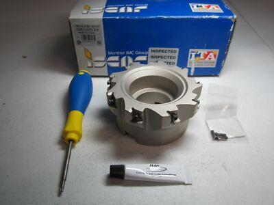 Iscar (3103210) 4'' Cut Diam 0.394'' Max Depth Indexable Square-Shoulder Face Mill