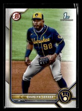 2022 Bowman #BP-15 Branlyn Jaraba Prospects Card Milwaukee Brewers