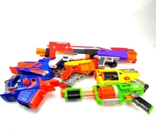 Nerf Guns Sidestrike Disrupter Hammershot Sharpfire Alpha N Strike Lot 8 Vintage
