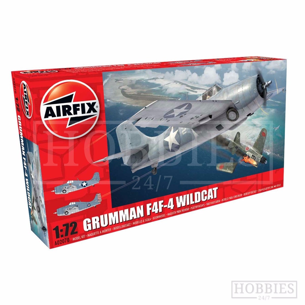 Airfix 1:72 Model Kits WW2 Aircraft Spitfire Hurricane