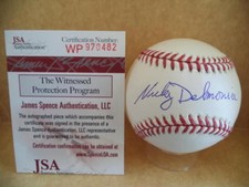 NICKY DELMONICO CHICAGO WHITE SOX SIGNED AUTOGRAPH ML BASEBALL JSA WP970482