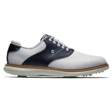 New FootJoy Traditions Golf Shoe White/Navy 57899C Medium & Wide Pick Size