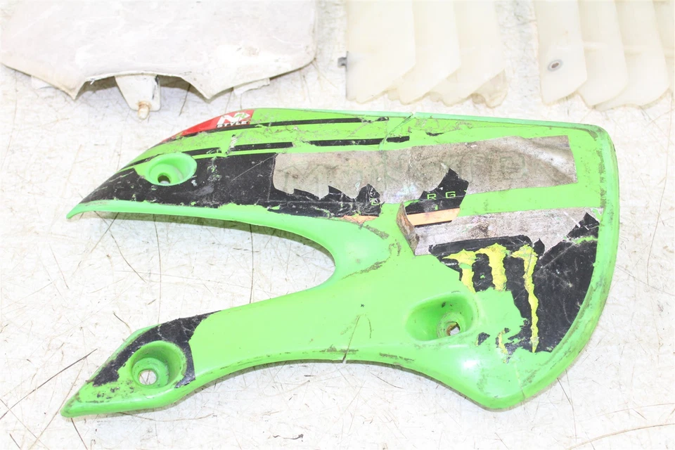 Juego de plástico Kawasaki KX 65 2004 guardabarros delantero matrícula trasera cubiertas del tanque Foto 4 de 4