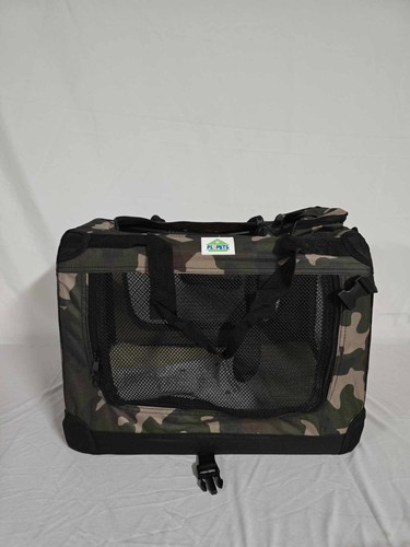 Pet Carrier from Pispets- 20"- Steel Frame- Waterproof Cover- Washable Plush Bed - Picture 9 of 12
