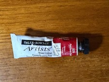 Daler-Rowney Perylene Red Watercolor, 15 ml, Preowned