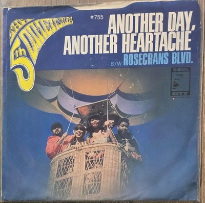 The 5th Dimension - Another Day, Another Heartache Promo 45 with Picture Sleeve