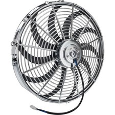 Hiflow Chrome Universal Electric Radiator Cooling Fan 14 Inch