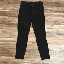 SPANX Jean-ish Ankle Leggings BLACK Skinny Jeans Jeggings Women  s Sz. Small
