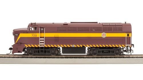 Locomotora diésel Broadway Limited 8284 HO DMIR RF-16 Sharknose A #728 | Zustand: New