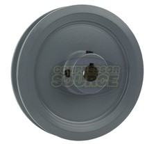 Cast Iron 5 Single Groove Pulley V Style B Belt 5l For 58 Inch Keyed Shaft Cast Iron 5 Single Groove Pulley V Style B Belt 5l For 58 Inch Keyed Shaft