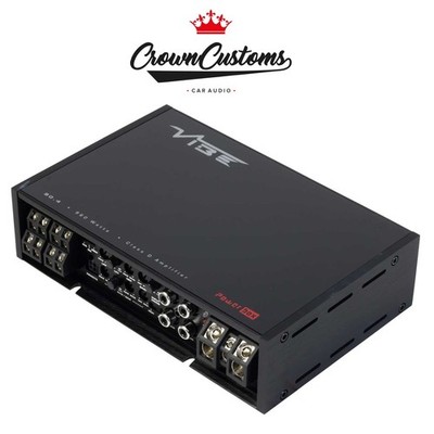 VIBE 980 WATTS POWERBOX80.4 4 CHANNEL CAR AMPLIFIER  HIGH POWER BASS SQ