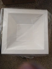 White Recessed Light - Retrofit by ATTAIN AT-SDL-8-38-40-WH-EM LED Square - New!