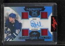 2023 Leaf Ultimate Platinum Spectrum 4/6 Doug Gilmour #UXSR-DG1 Auto HOF 11jd