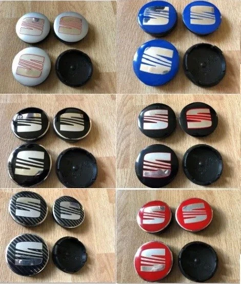 4x Ibiza Leon Wheel Centre Caps Hub 56mm Set Of 4 Centre Caps New 56mm - Image 1 of 1