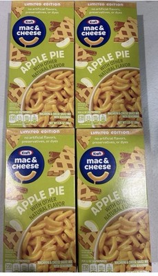 4x Boxes of Kraft Mac & Cheese APPLE PIE Dinner Limited Edition Expires 5/28/26