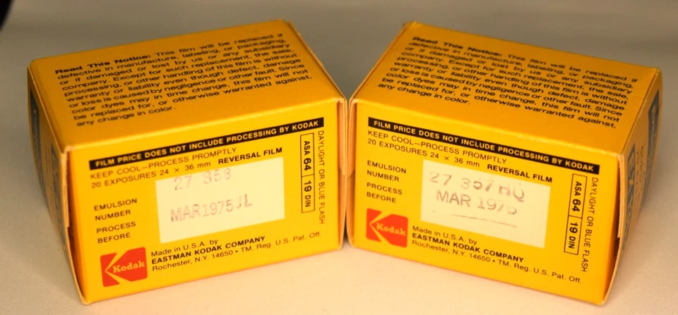 Film, Kodak, Ektachrome-X, EX 135-20, Slides, Color, Expired, 35mm, NOS, Vintage - Image 3 of 3