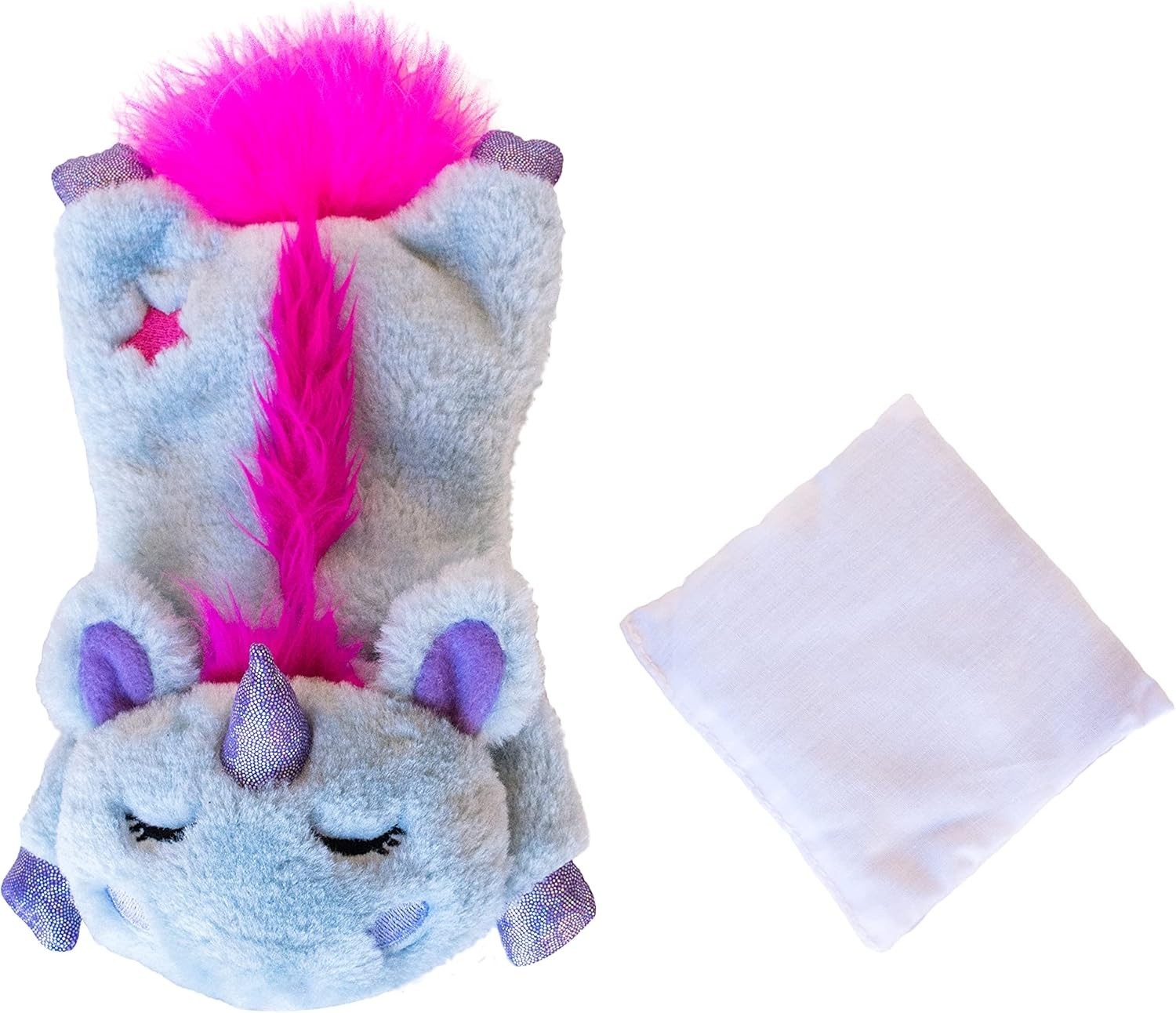 Peluche relaxante pour chats Cuddle Pal Licorne pour des siestes sereines