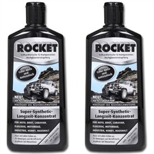 Autopolitur für alle Fahrzeuge und Farben Rocket Pflege Politur 2 x 500 ml