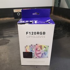 NZXT F120 RGB RF-R12TF-W1 3 Pack Fans White  RGB Controller