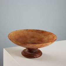 Alzatina Antica Stile Neoclassico Alabastro Italia XX Secolo Originale