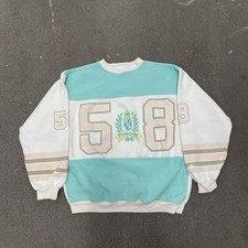 Vintage Reebok Sweatshirt Mens Medium Colorblock