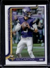 2025 Topps Chrome JJ McCarthy White Refractor #/30 Vikings