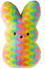Jumbo PEEPS Easter Bunny Plush ~ 20" x 37" ~ Giant Stuffed Toy Pillow ~ RAINBOW