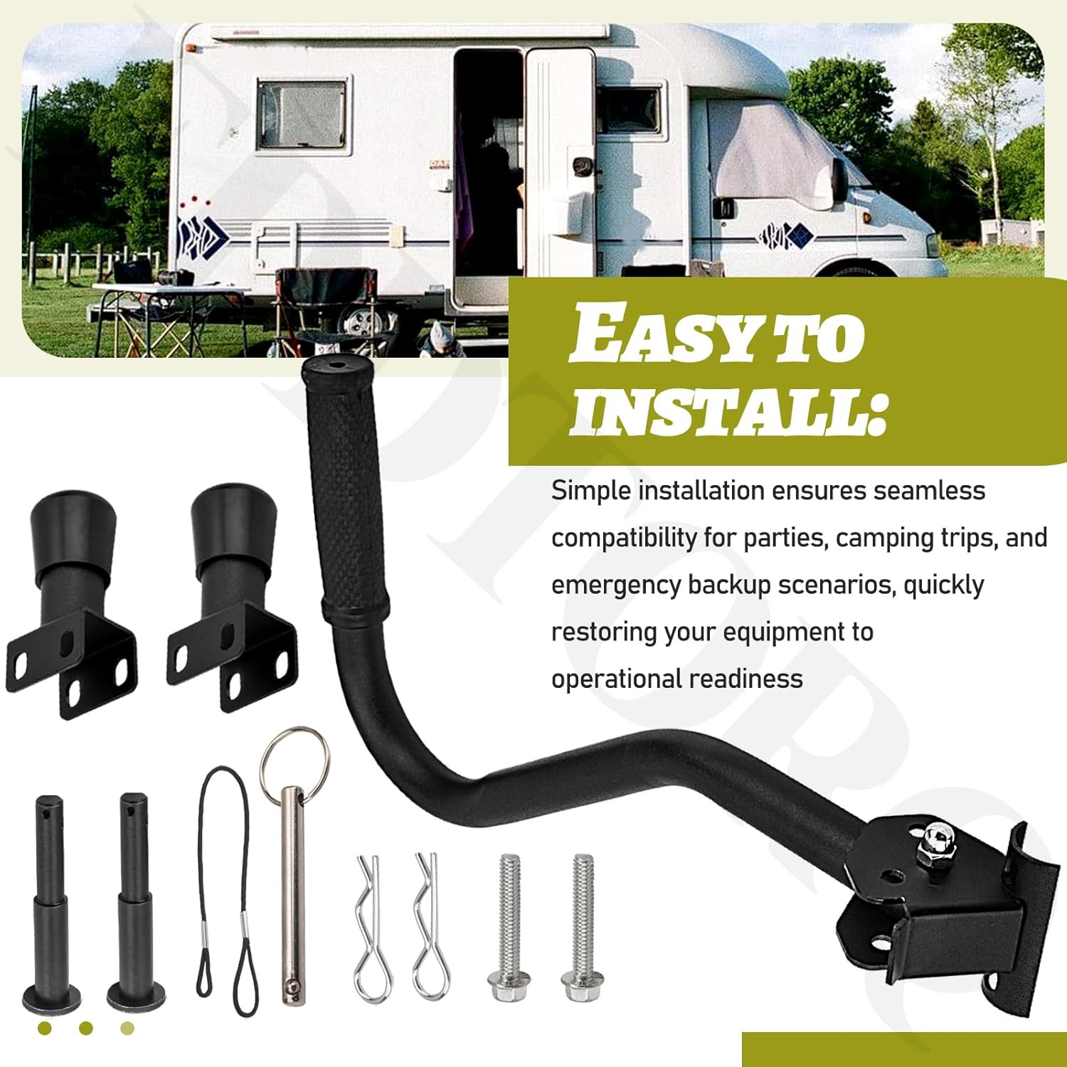 Wheel Handle Kit W-en 4500 4750-watt Generators Compatible