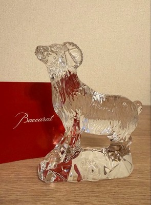Baccarat Sheep Zodiac Series Figurine Clear Ornament Interior accessories No box