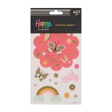 Happy Planner 15-Sheet Sticker Pack for Calendars, Journals, Everday Seasonal