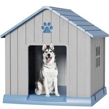 Dog House Waterproof Ventilated Easy Clean Elevated Floor for Small Large Dogs