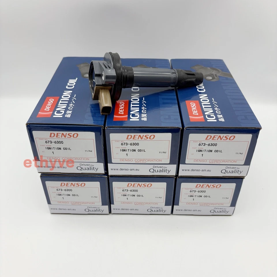 Bobina de encendido DENSO 6x para Ford Explorer F-150 3,5 L Flex Lincoln DG549 673-6300 Foto 2 de 4