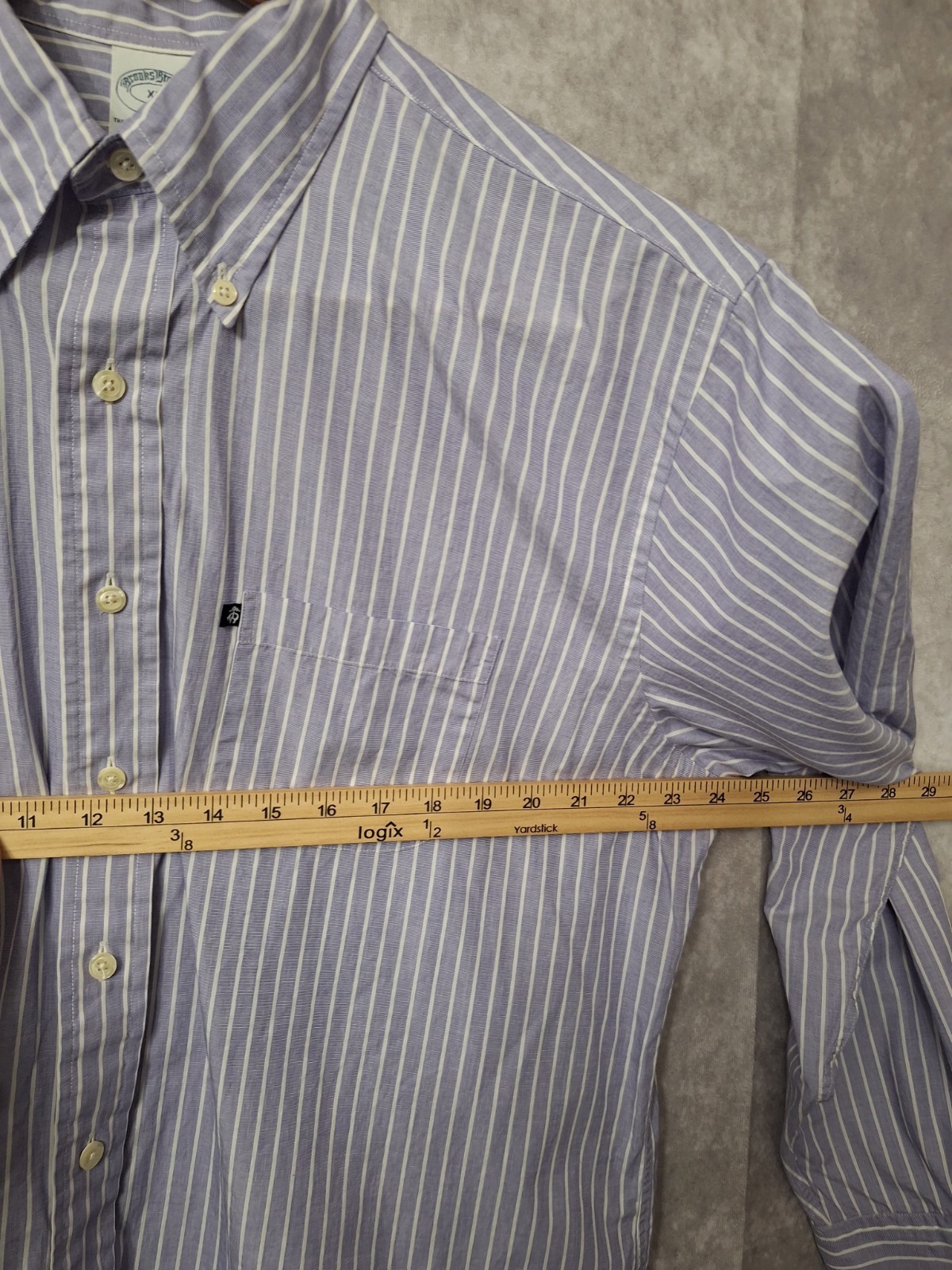 Brooks Brothers 346 Original Polo Button Up Shirt Mens Sz XL Slim Fit LS Cotton thumbnail 10