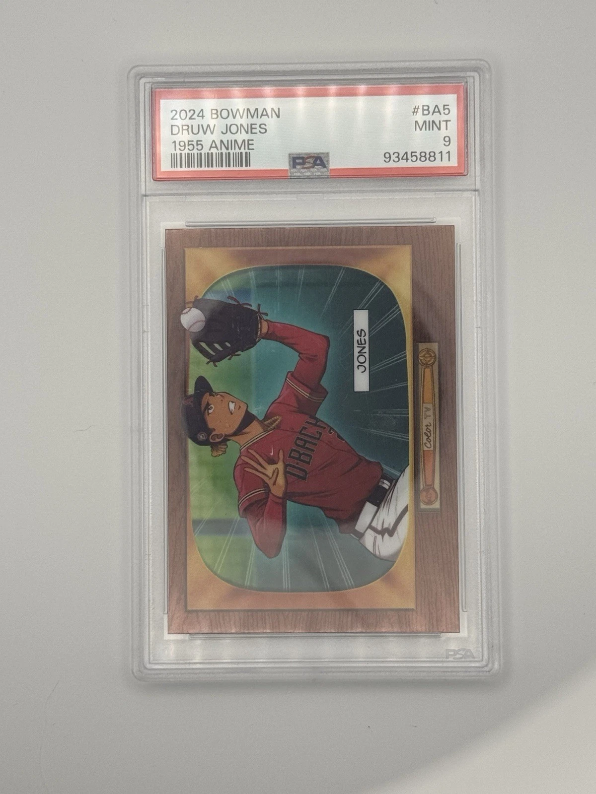 Deal for 2024 Bowman Druw Jones 1955 Anime PSA 9