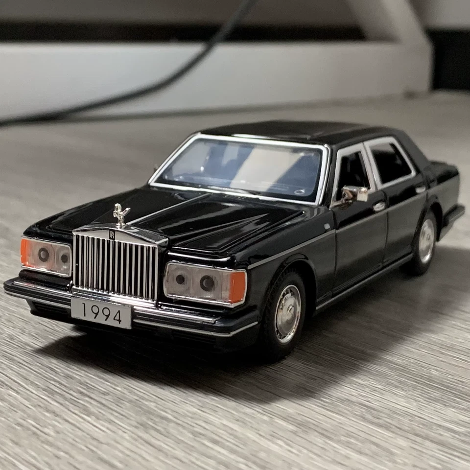 1:32 1994 Rolls Royce Silver Spur Limousine Alloy Metal Diecast Model Car Home I