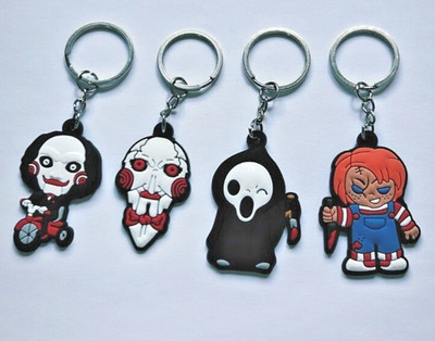 Horror SAW Chucky Scary Movie Fan Sammler Schlüsselanhänger TOP Geschenk NEU