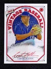 2023 Onyx Vintage Extended Auto Red Ink /25 Carter Holton #OACA Auto 0j81
