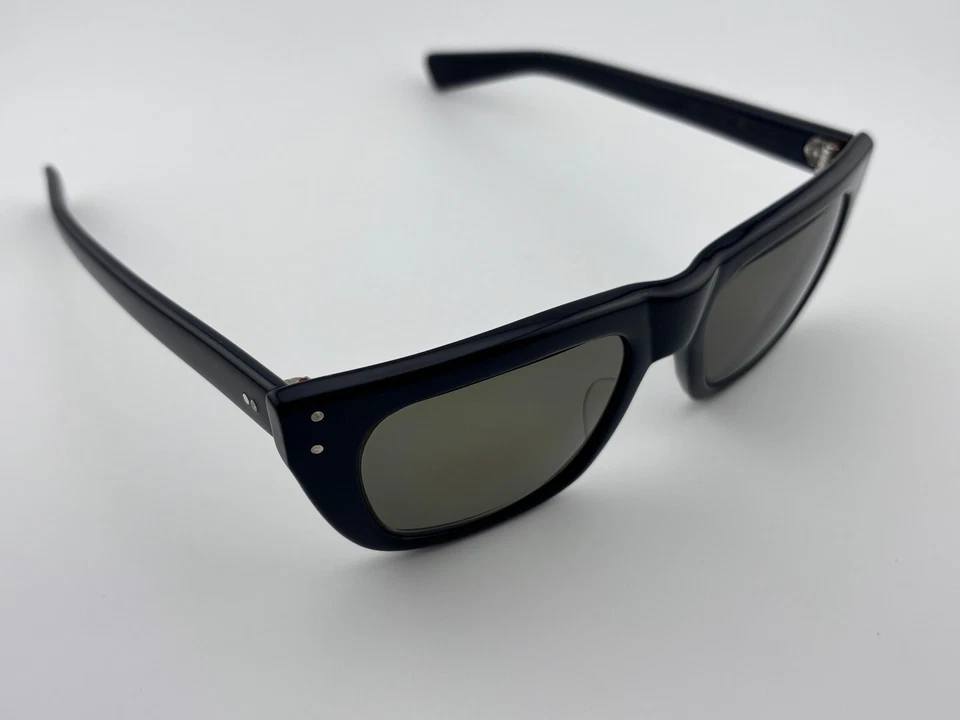 ÓCULOS DE SOL VINTAGE AMERICANO ÓPTICO "SEA LORD" MEADOS DO SÉCULO PRETO DÉCADA DE 1960 EUA - Imagem 4 de 4