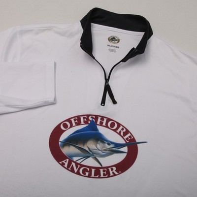 Offshore Angler Mako Bass Pro Shops Fishing Shirt 3XL White Marlin Long Sleeve